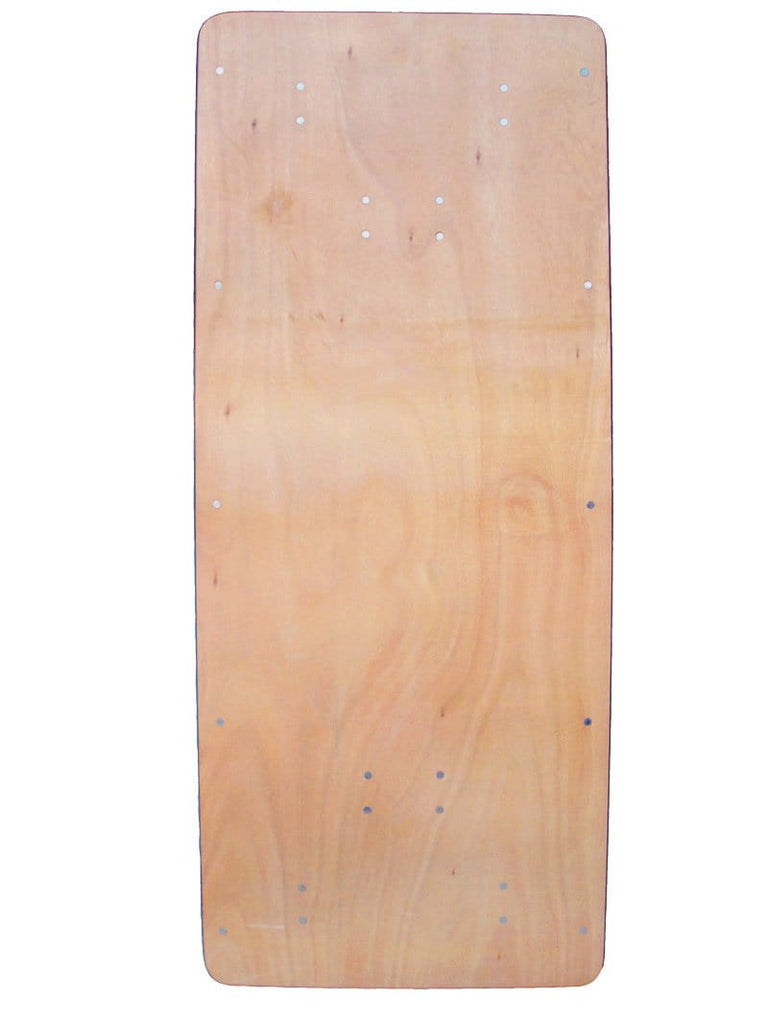 10 Plywood 72" x 30" (6 Foot) Rectangle Folding Tables with Vinyl Edge + Steel Banquet Table Cart