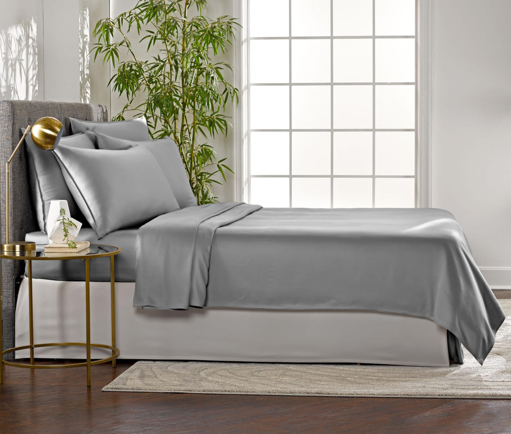 Sheets 100% Genuine Bamboo Viscose, King, Stone Grey