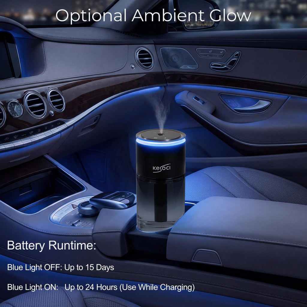 Smart Car Air Freshener Diffuser - Motion Sensor Activation, Car Fresheners Long Lasting with 3 Spray Modes
