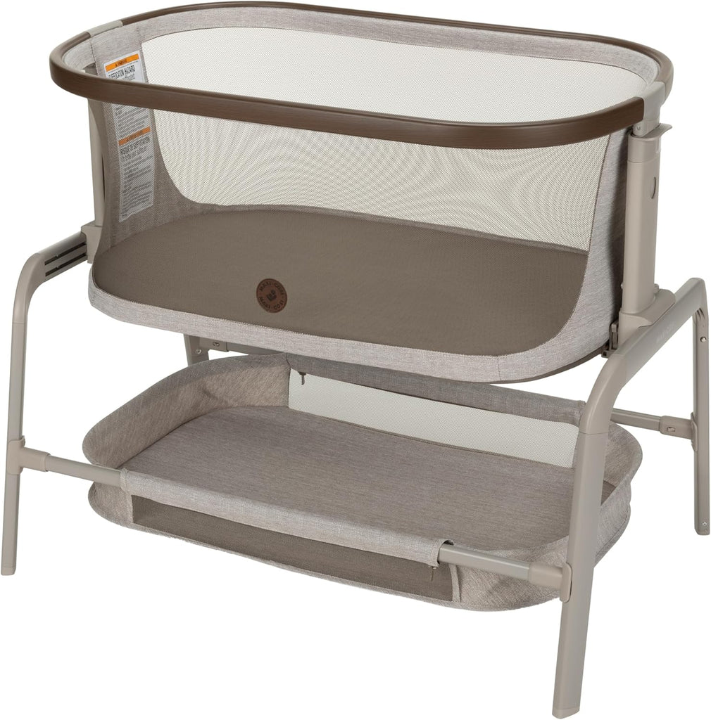 Baby Bassinets Bedside Sleeper, Portable Bassinet, Infant Bedside Sleeper Crib, Height Adjustable, Breathable