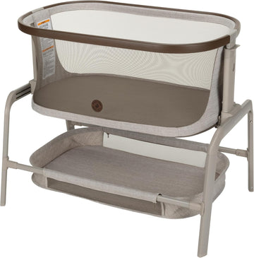 Baby Bassinets Bedside Sleeper, Portable Bassinet, Infant Bedside Sleeper Crib, Height Adjustable, Breathable
