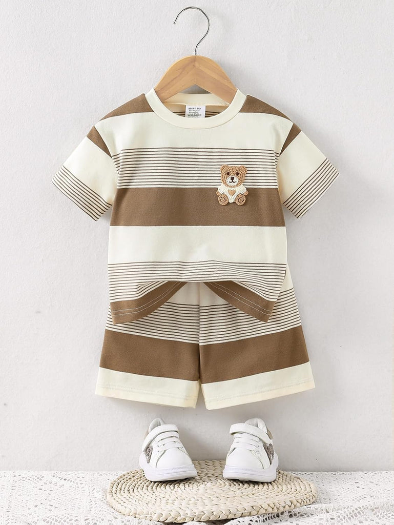 Infant Toddler Baby Boy Clothes Outfits,2 Pieces Cute Summer Short Sleeves T-Shirt Tops+Shorts Set