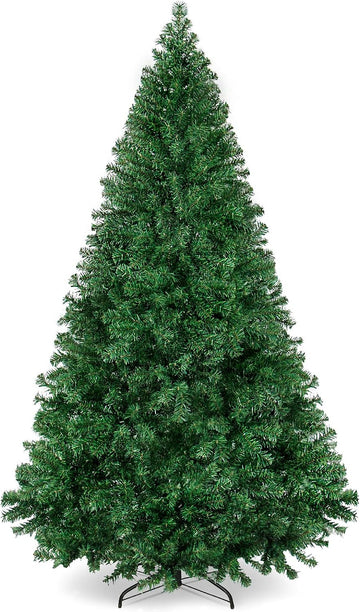Artificial Christmas Tree, 4.5ft Premium Unlit Pine Design, Dense Branches Realistic Holiday Décor w/Easy Assembly