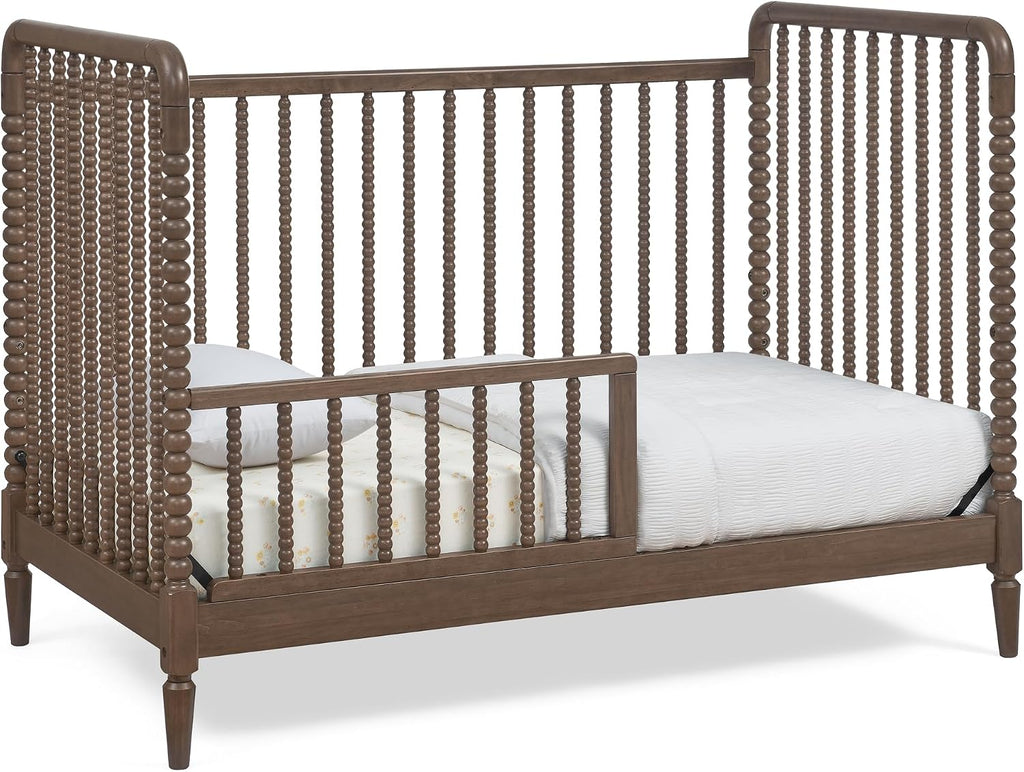 Saint 4-in-1 Convertible Crib - Greenguard Gold Certified, Teak Brown