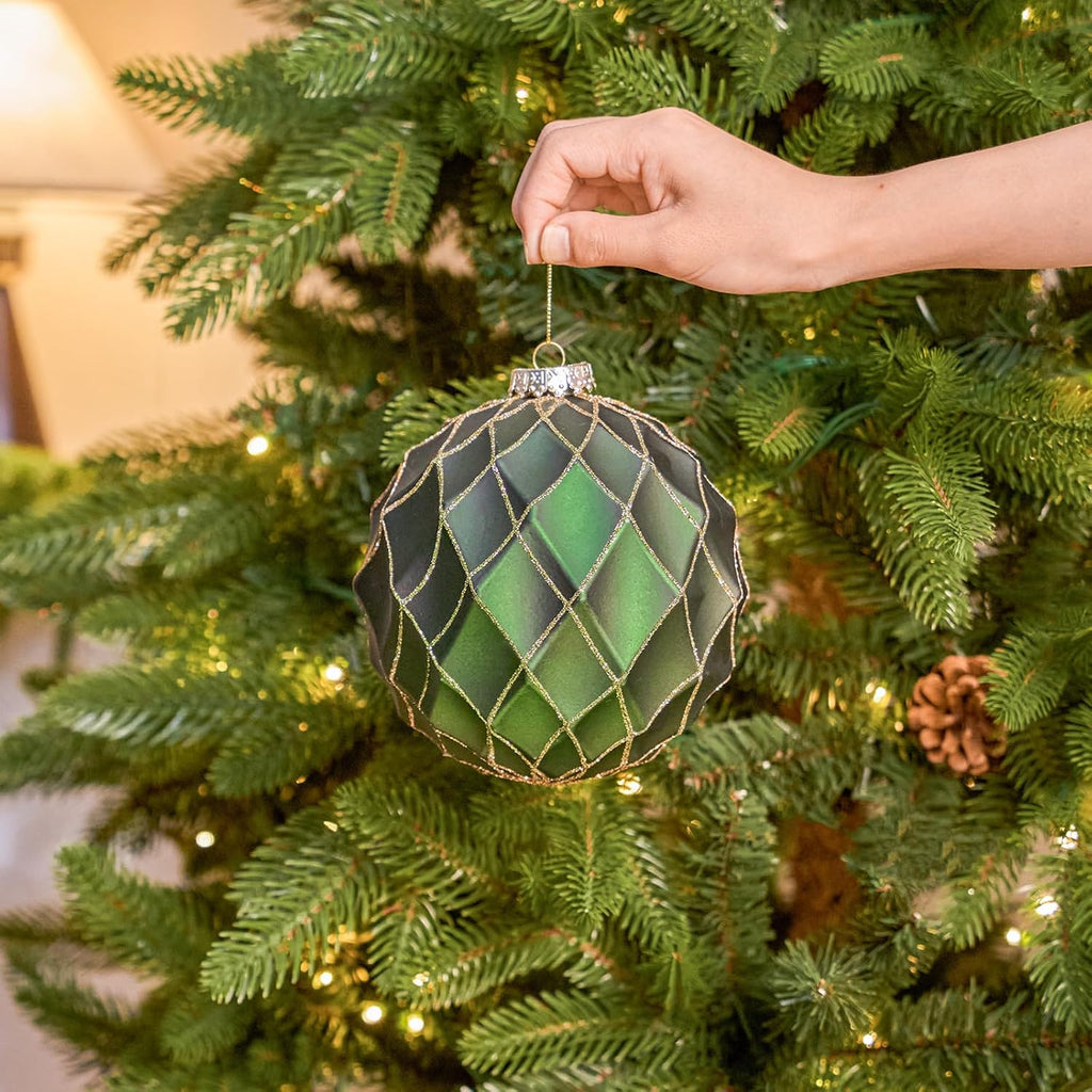 Christmas Balls Ornaments Set, 6 inch/150mm Extra Large Shatterproof Plastic Hanging Bulbs for Xmas Tree Decorations