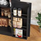 71” Large Sideboard Buffet Cabinet with Storage, Farmhouse Buffet Cabinet with Adjustable Shelves and 3 Door Shelves