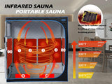 2 Person Infrared Sauna | Full Size Portable Sauna Tent | FAR Infrared Sauna for Home, 1,350watt