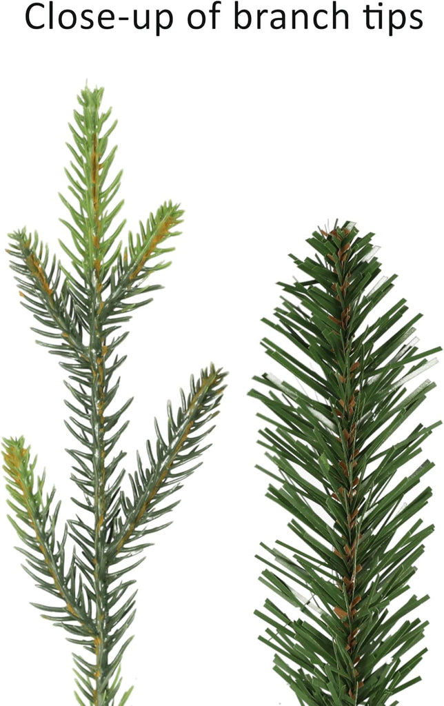 7.5 Foot Pre-Lit Alberta Spruce Artificial Christmas Tree with 1,000 Warm White LED Lights