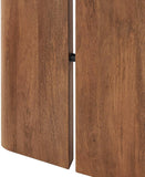 Amistad 60" Solid Wood Modern Farmhouse Rectangular Dining Table in Walnut