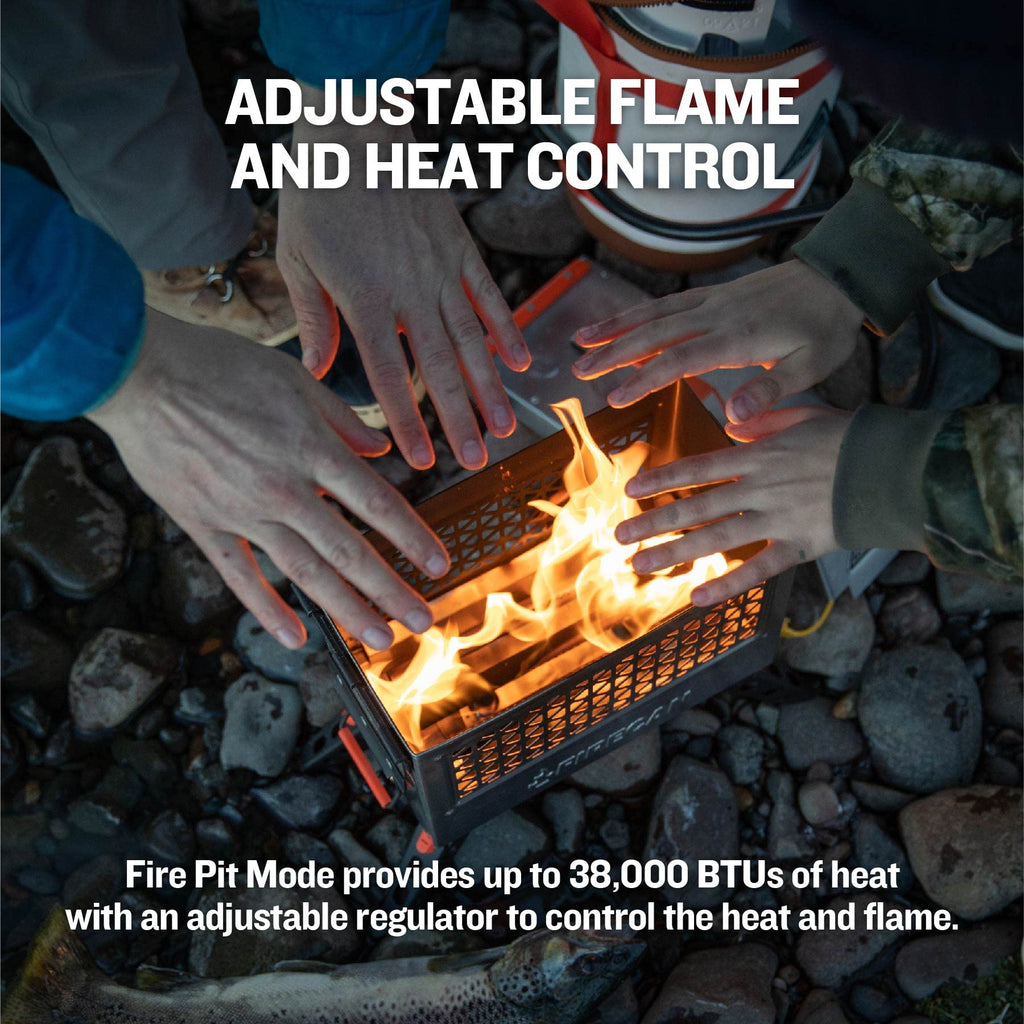 FireCan Deluxe Portable Propane Fire Pit and Grill