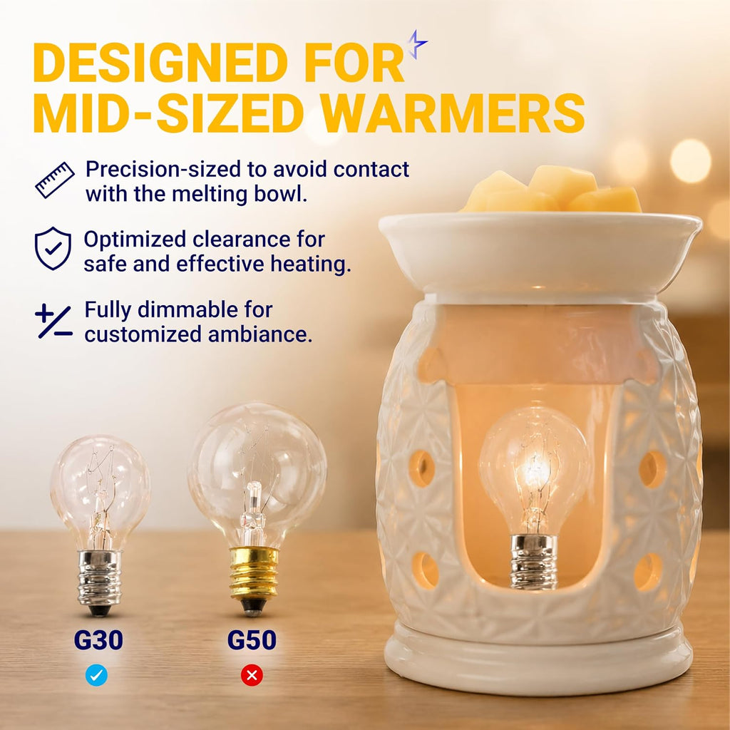 G30 E12 20W Bulb for Middle Size Scentsy Warmers
