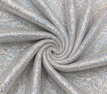 3 Feet 1 Yards Iridescent Sequin Fabric, by The Yard, Sequin Fabric, Tablecloth, Linen, Sequin Tablecloth, Table