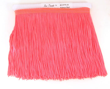 12" Long Chainette Fringe Thread Yarn Tassel Trim Braid Fringe for Crafts Sewing and Decor-Highlighter - 5 Yards