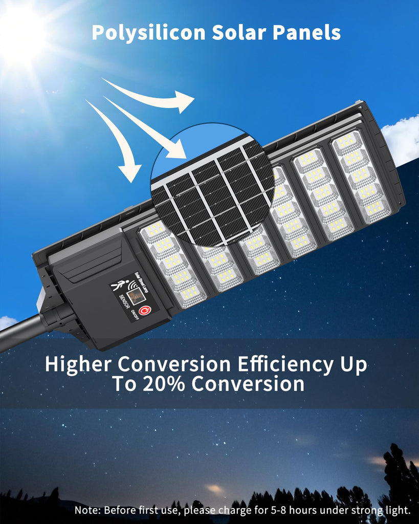 Solar Lights Outdoor, Dusk to Dawn Security with Remote 2 Pack