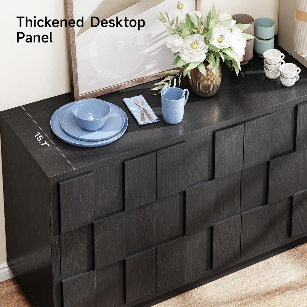 60" Sideboard Buffet Cabinet with Storage