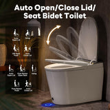 Casta Diva Smart Toilet with Bidet Built in, Auto Open/Close Lid,1000g MaP Flush, Heated Seat & Foam Dispenser