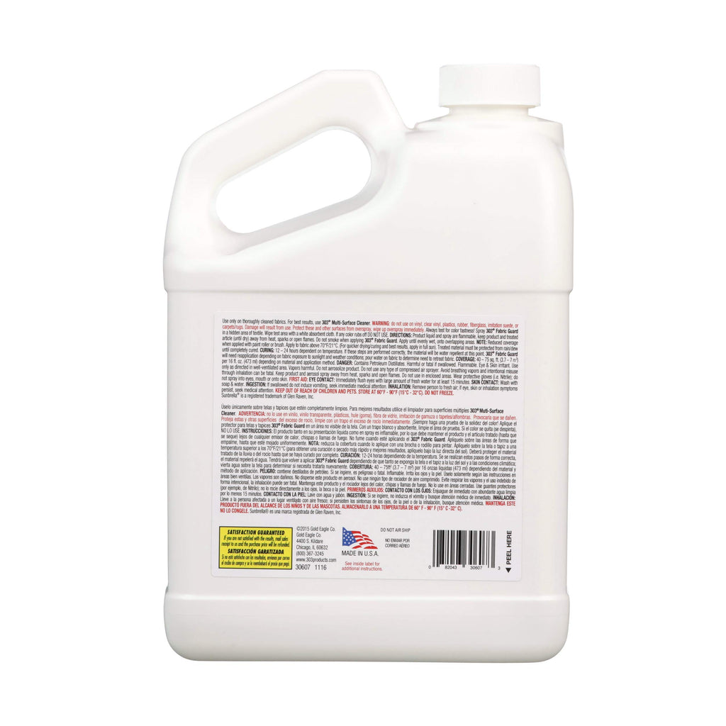 303 Fabric Guard Water Repellent for Outdoor Fabrics, 1 Gallon