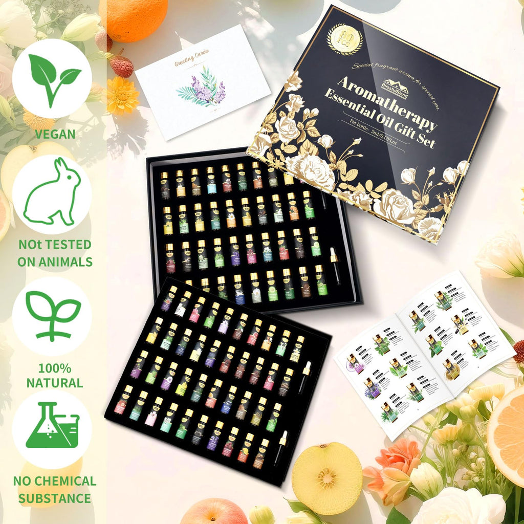 Pure Essential Oils for Diffuser, 80PCs x 5ML (0.17oz)
