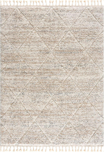 Madison Park Sophia Woven Turkish Area Rugs, Diamond Trellis with Tassel, Indoor Dining Accent Modern Home Décor