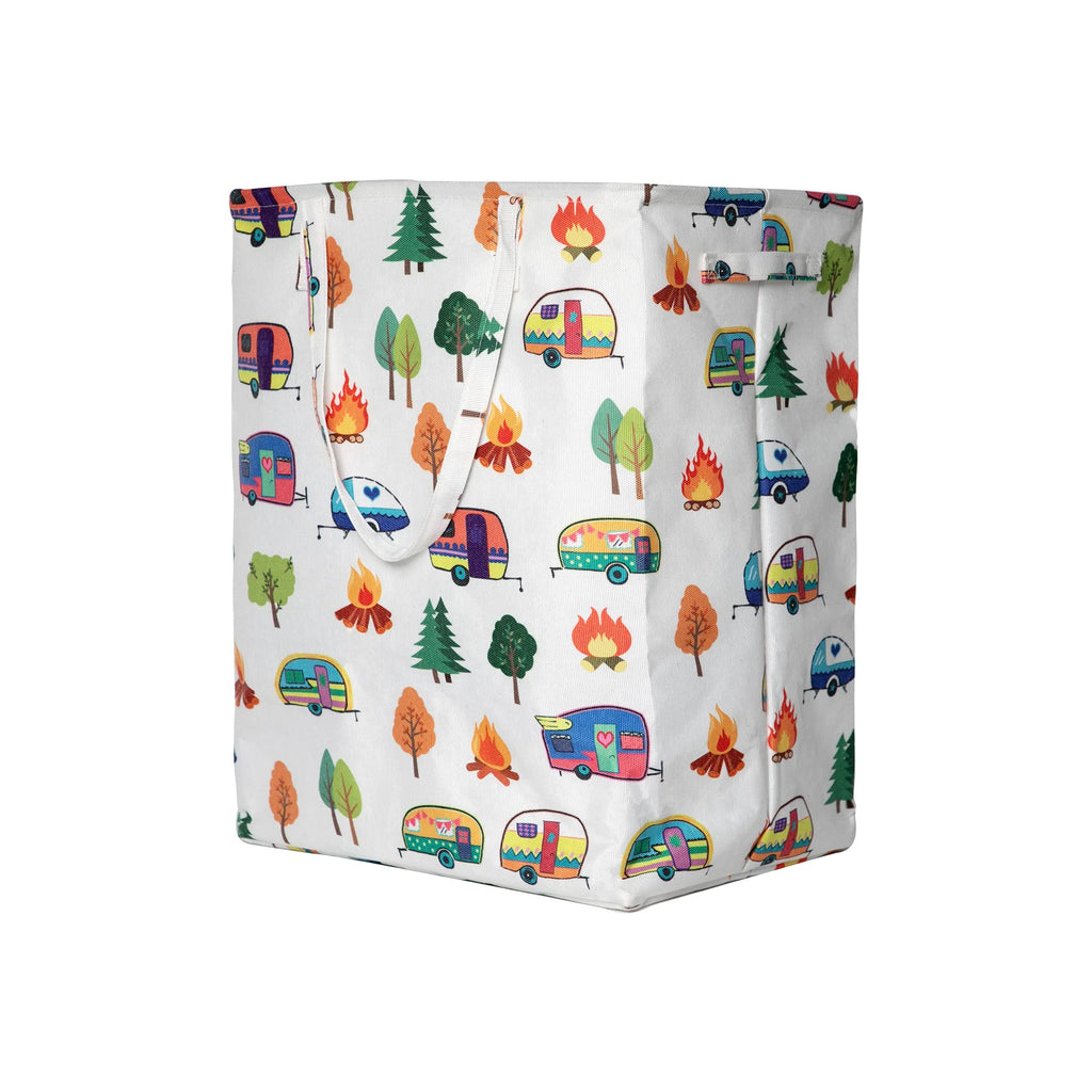 2-Pack Collapsible Laundry Hamper, Laundry Sorter, Laundry Baskets with Two Colors for Easy Separation