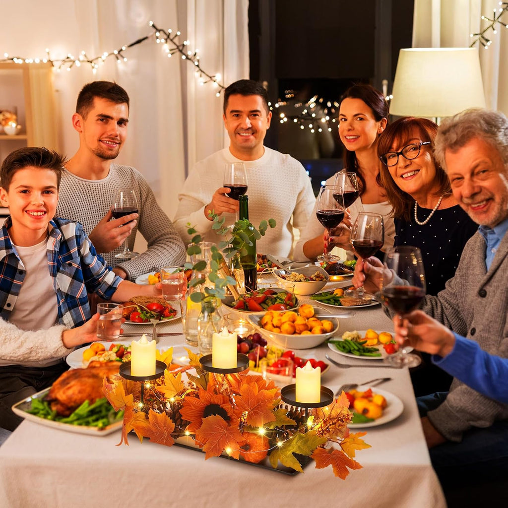 Fall Centerpiece for Table Thanksgiving Decoration Dining Decor