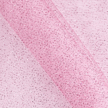 Sparkle Tulle B/Pink, Fabric by the Yard