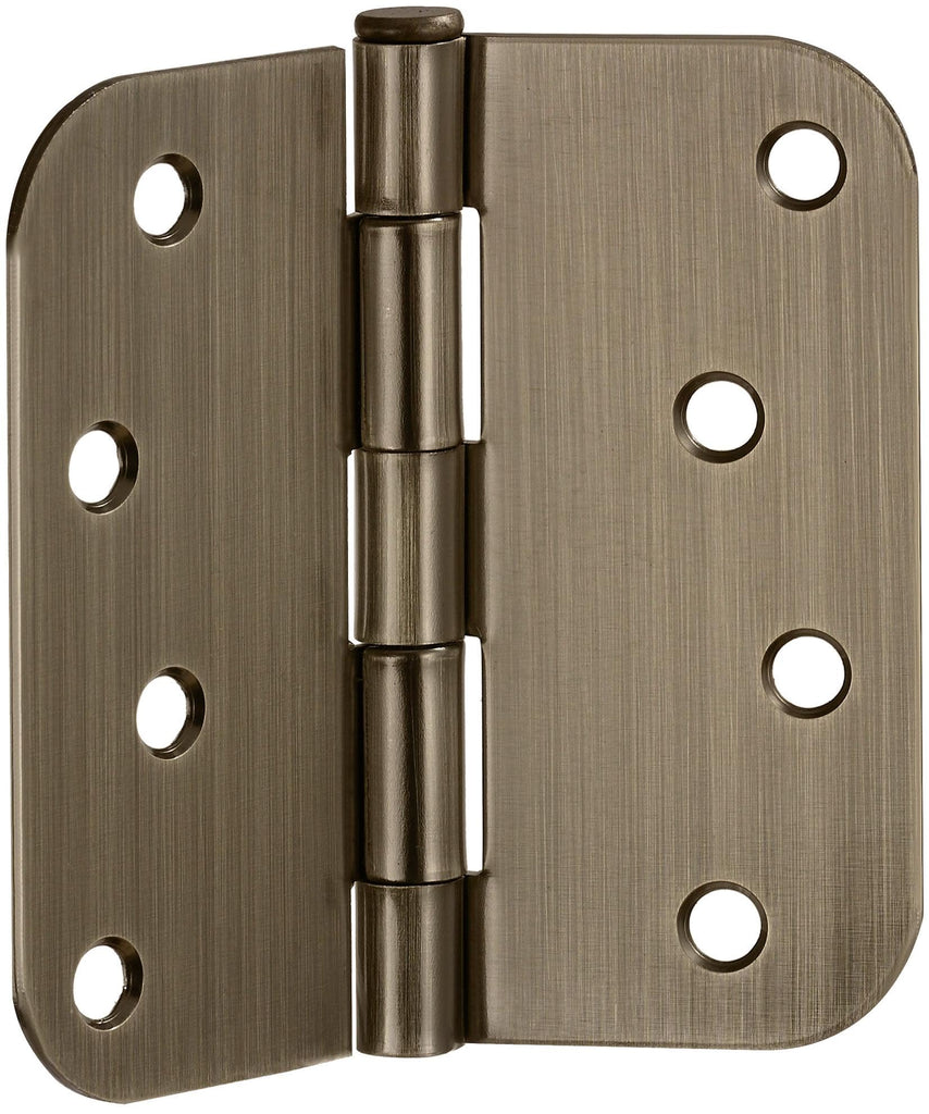 Interior Door Hinge, 4", Antique Brass
