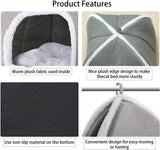 Cat Beds for Indoor Cats-Cat Bed Cave House Tent for Kittens and Small Pets with Washable Cushioned,Soft and Warm