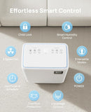 30 Pint Dehumidifier for Basement, 2500 Sq. Ft Dehumidifiers for Home with Drain Hose, 3 Modes, Smart Humidity Control