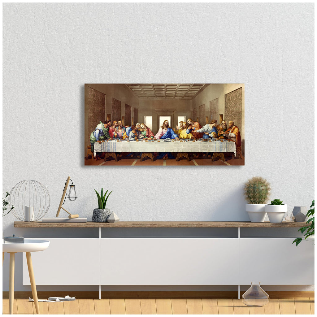 The Last Supper Wall Art Canvas Prints 36x18
