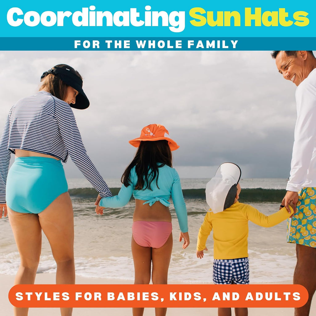 UPF 50 Kids' Wide Brim Sun Hat, Sun Protection Hat - Baby & Toddler
