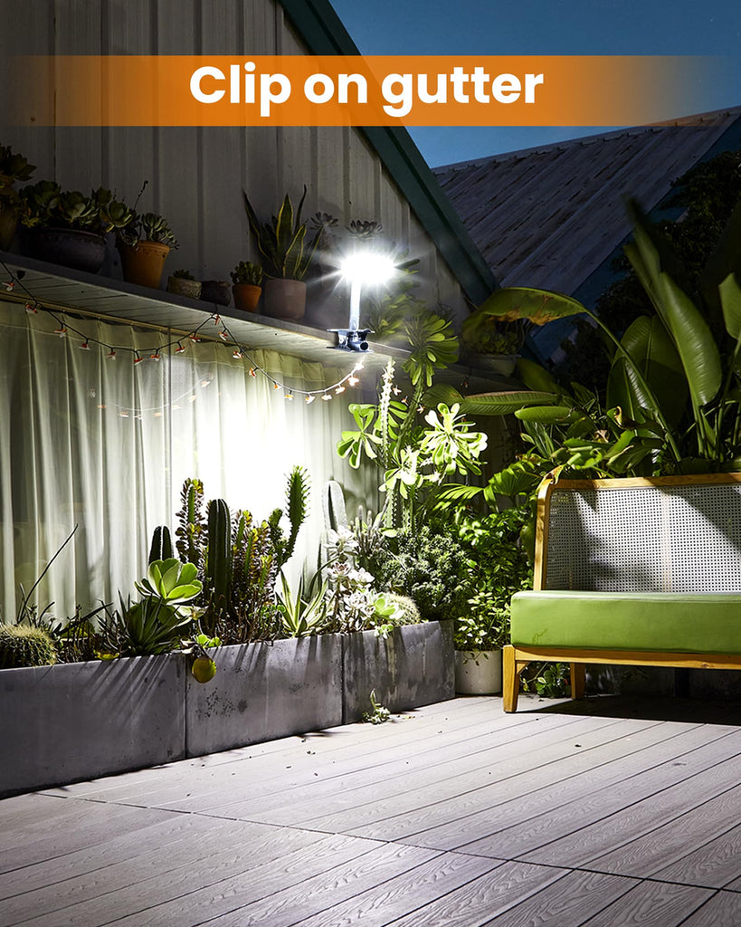 Clip On Solar Lights Outdoor, Motion Sensor Outdoor Lights, 92 LEDs Solar Fence Lights Outdoor