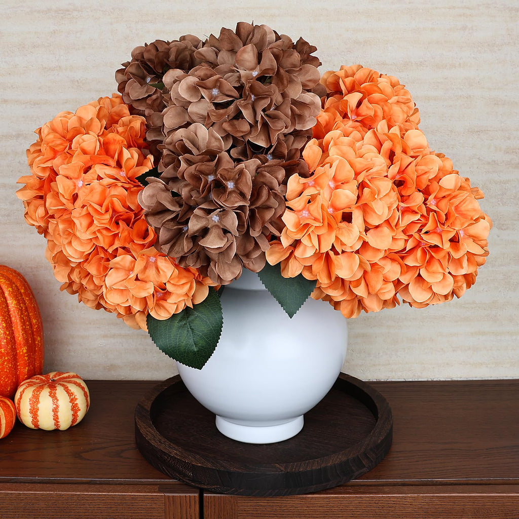 Fall Orange Artificial Bulk - 6 PCS Large 54 Heads