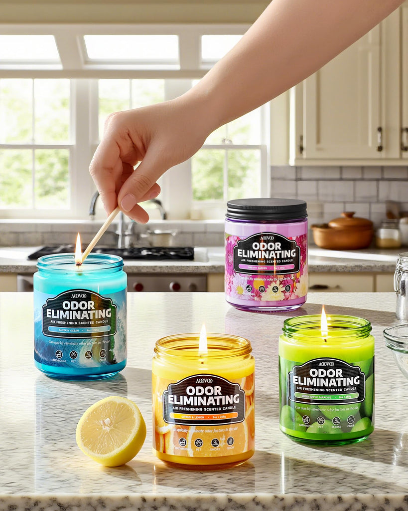 4 Pack Odor Eliminating Set - Non Toxic Air Freshing