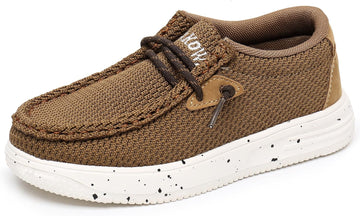 Kids Boys Girls Loafers Slip-On Casual Walking Boat Dress Shoes