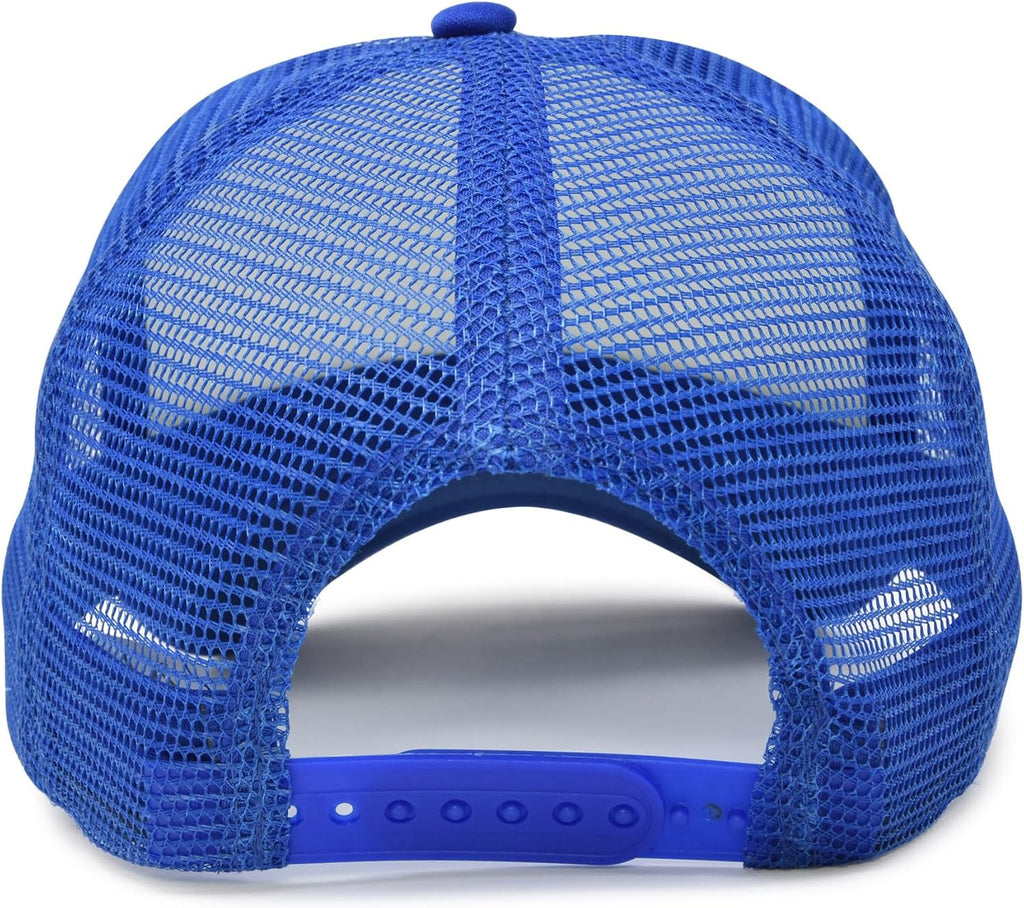 Youth Mesh Trucker Cap - Adjustable Hat (S, M Sizes)