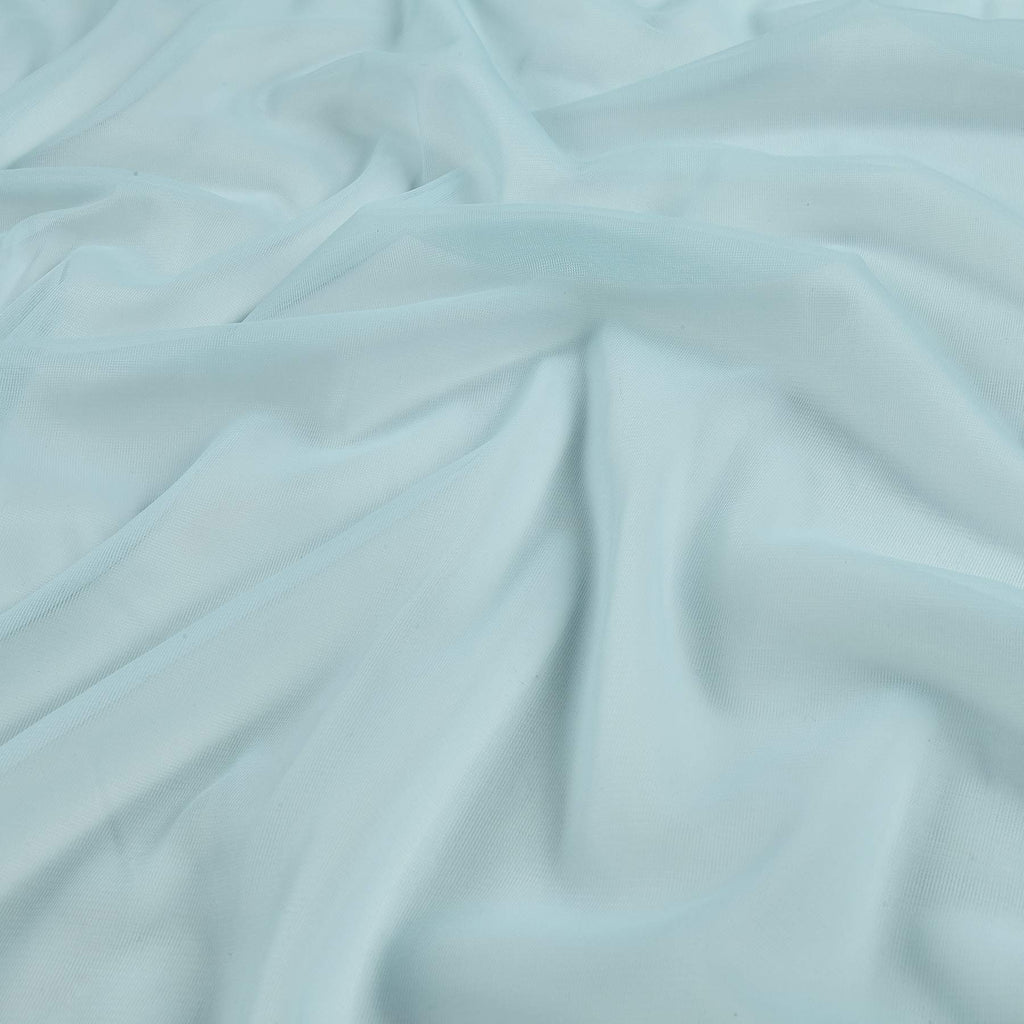 108" Chiffon Tricot Light Blue, Fabric by the Yard
