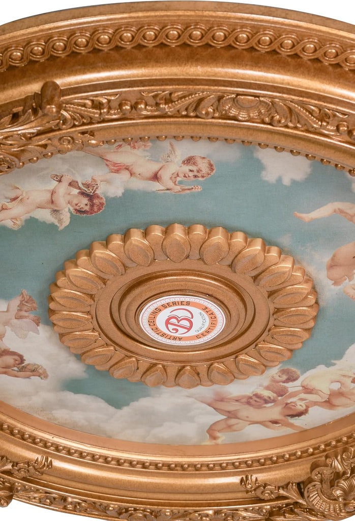 24in Cherub Sky Ceiling Medallion