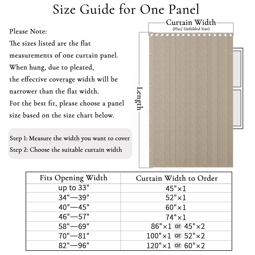 Full Blackout Memory Trained Pleated Curtains with Magnetic Closure, Room Darkening Thermal Insulated Drape Indoor