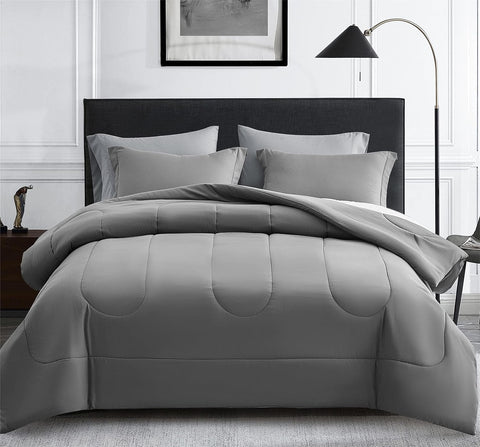 Maple&Stone Full Comforter Set 7 Pieces Bed in a Bag