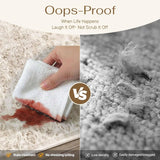 2x8 Washable Neutral Runner Rug Beige Vintage Hallway Kitchen Carpet Non-Slip Soft Low Pile Farmhous