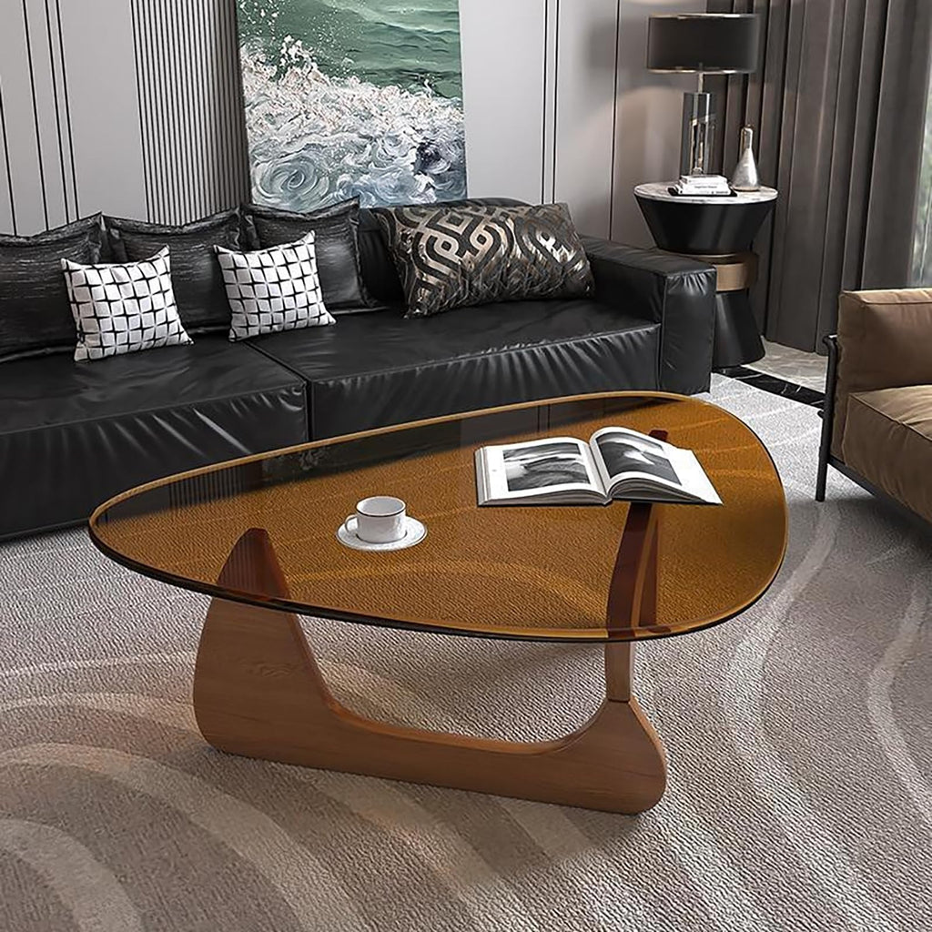 Modern Glass Coffee Table, Mid Century Coffee Table, Small Coffee Tables, Suitable Living Room Reception Office