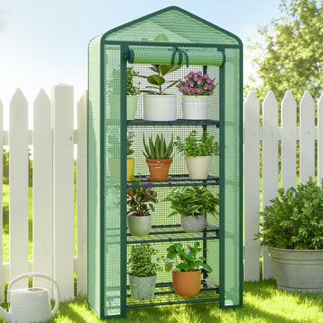 4-Tier Mini Greenhouse for Indoor Outdoor