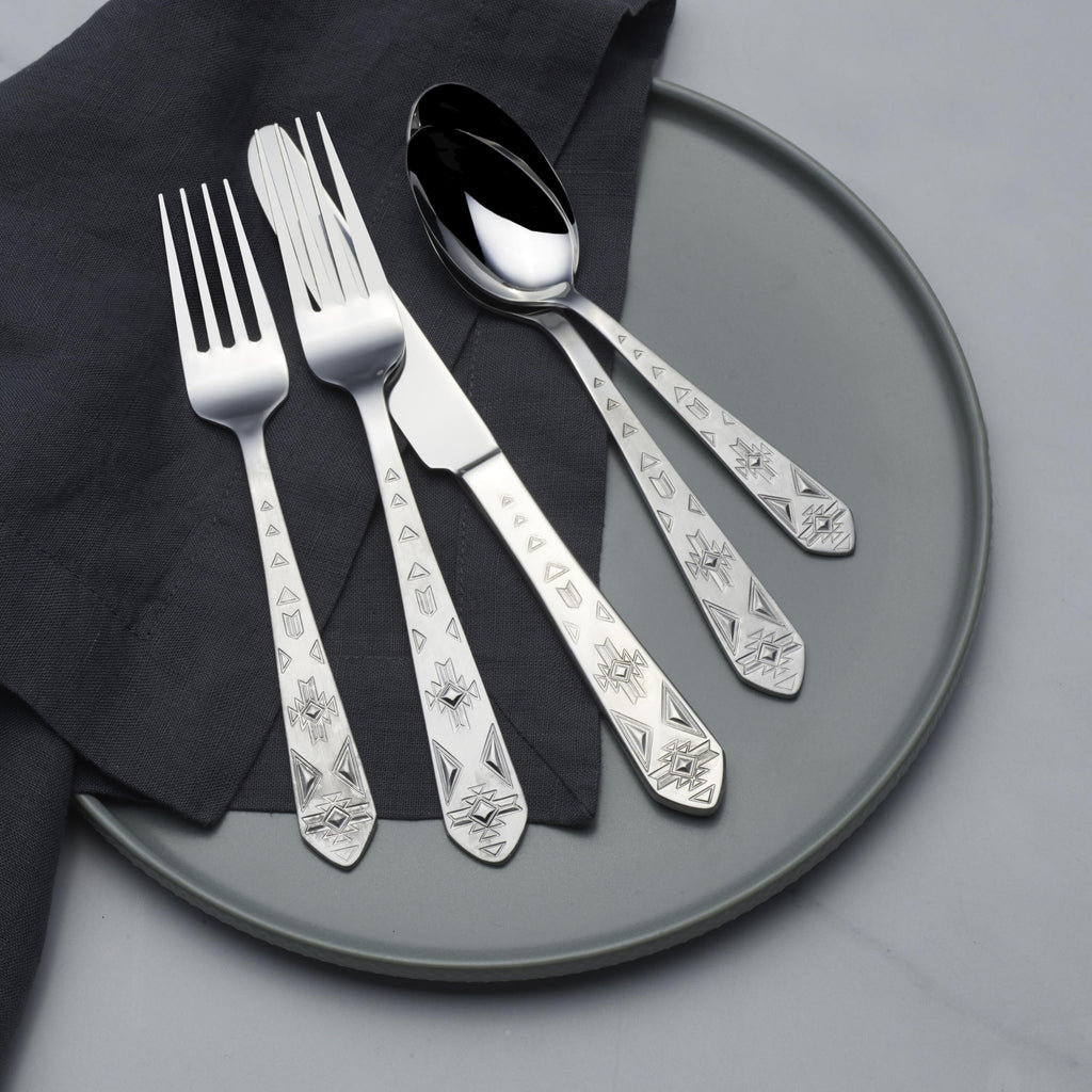 Pueblo 20-Piece Stainless Steel Flatware Set, Service for 4