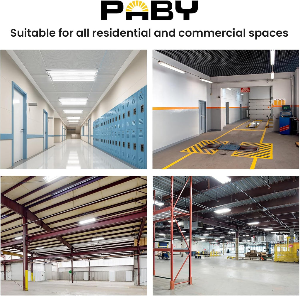 25 Pack T8 LED 4FT Type B Tube Light, 18W (40W Equivalent), 2300 Lumens, 5000K Daylight, Ballast Bypass, Single &