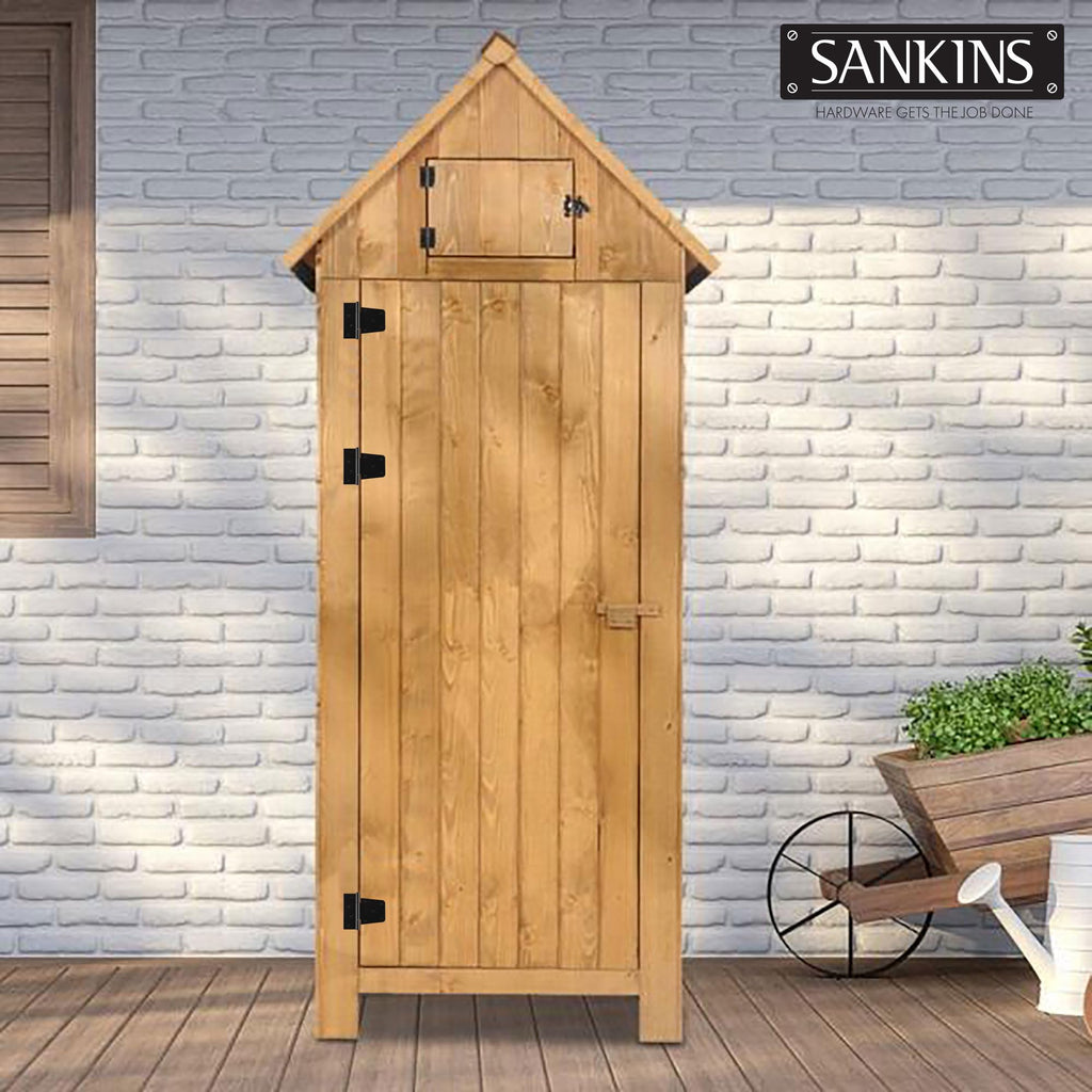3-1/2" Heavy Duty Gate Hinges, Black Iron Door Hinges with Screws, Durable Gate Strap Hinges for Wooden Fences Gate