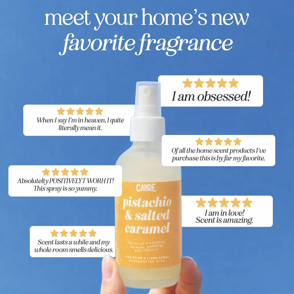 Scented Room Spray, Body & Linen Spray Set - 2 oz Fragrance Mists - Home Air Freshener, Fabric & - Set of 2