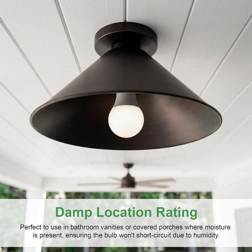 A19 LED Light Bulb, 10W, Soft White 2700K Dimmable Household Lighting Enclosed Rated (4 Pack)