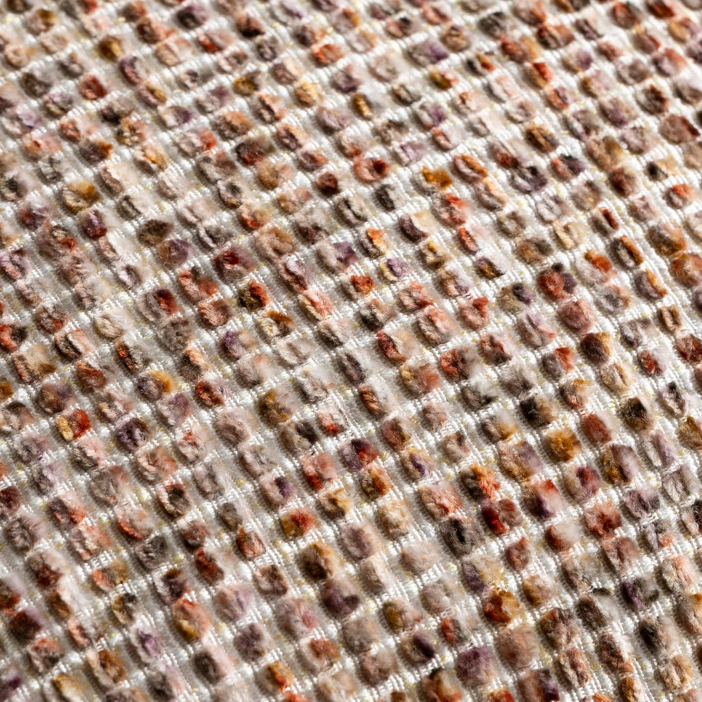 Pack of 2 Neutral Throw Pillow Covers 20x20 Boho Textured Dots Stripe Chenille Square Decorative Pillow Cases Accents