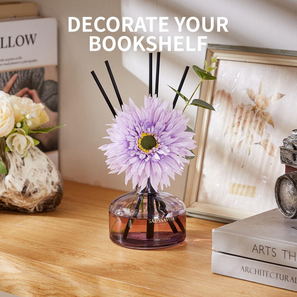 Reed Diffuser Set 7.10 oz Lavender Scented Air Freshener for 120 Days
